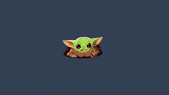 Baby Yoda – tapety na pulpit (4)