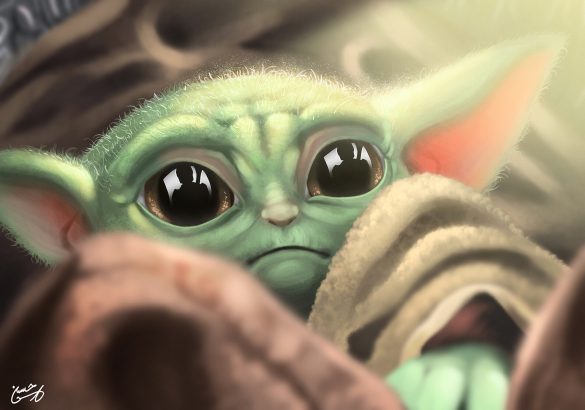 Baby Yoda – tapety na smartfon i tablet (1)