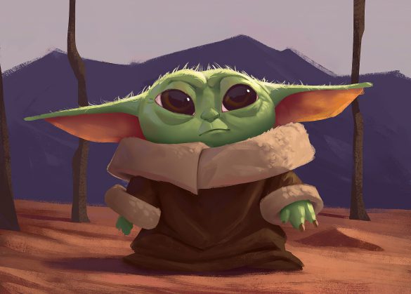Baby Yoda – tapety na smartfon i tablet (6)