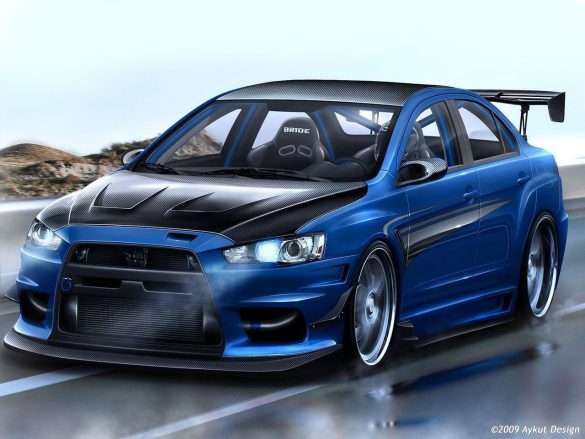 Mitsubishi Evolution – tapety na pulpit (4)